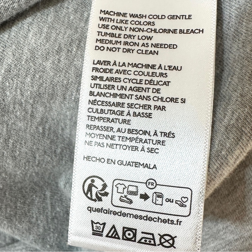 BDG Spill The Tee Urban Outfitters Gray Cropped Basic Tee Short Sleeve XS - Picture 12 of 13